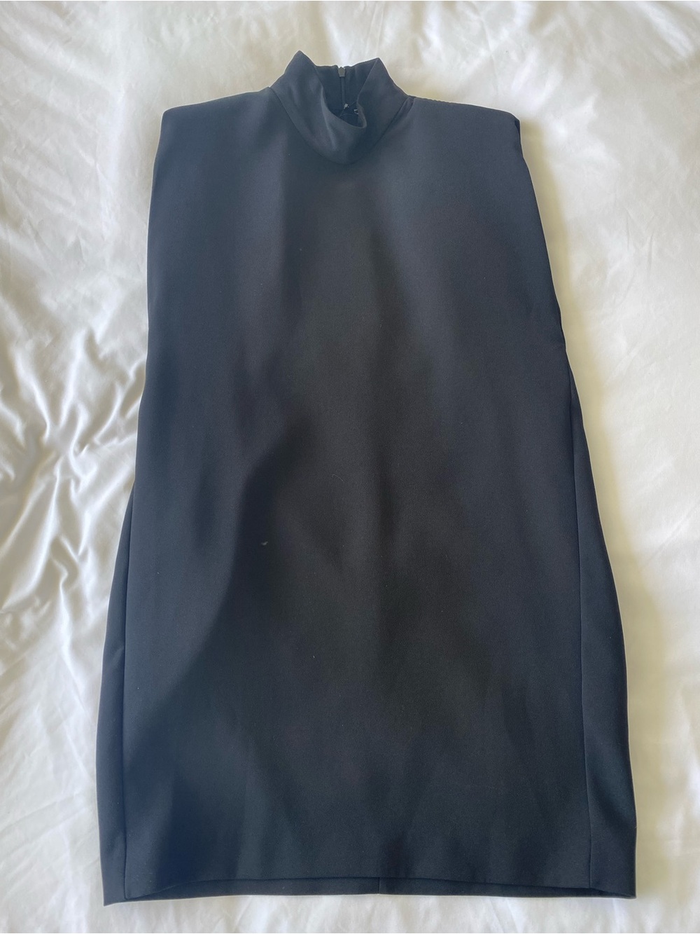 Zara Black Mock Neck Sleeveless Dress. BRAND NEW W TAG.